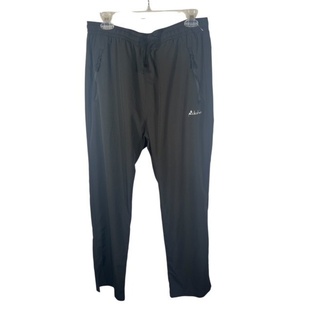 Clothin Mens SZ L/32 Workout Athletic Pants Lightweight Gym/Workout Black-1221